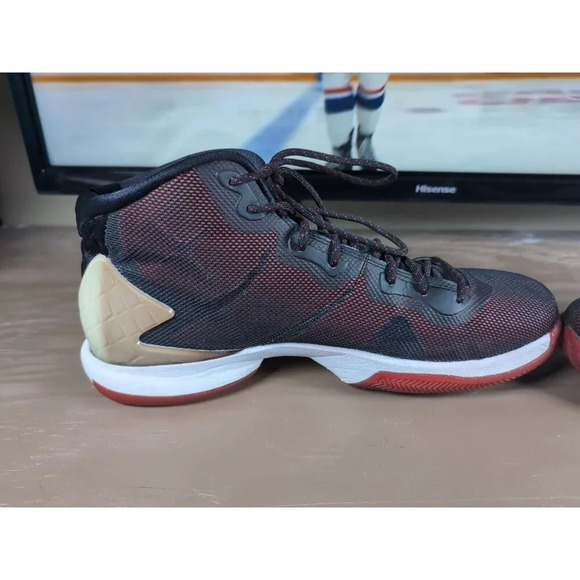 Nike Mens Air Jordan Super Fly 4 849364-002 Black Basketball Shoes Sneakers M 10 - Picture 6 of 11